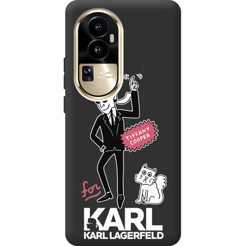 Черный чехол BoxFace OPPO Reno 10 Pro (China) For Karl