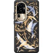 Черный чехол BoxFace OPPO Reno 10 Pro (China) Ластівки