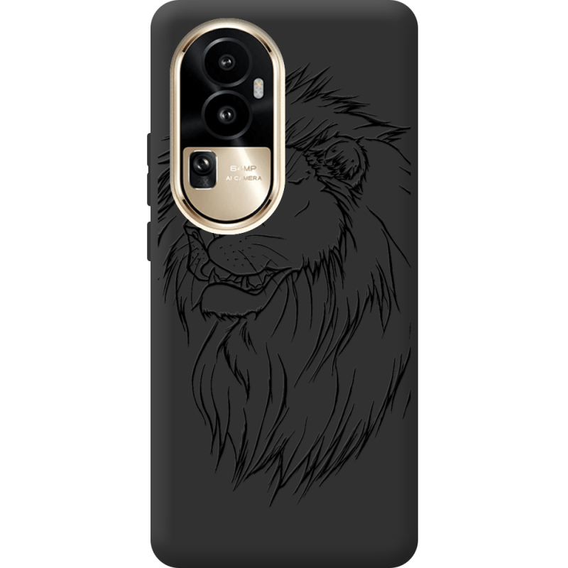 Черный чехол BoxFace OPPO Reno 10 Pro (China) Lion