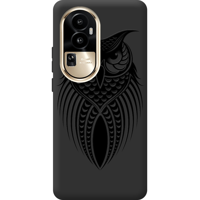 Черный чехол BoxFace OPPO Reno 10 Pro (China) Owl