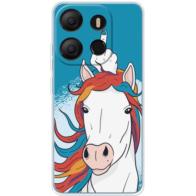 Чехол BoxFace Tecno POP 7 Fuck Unicorn