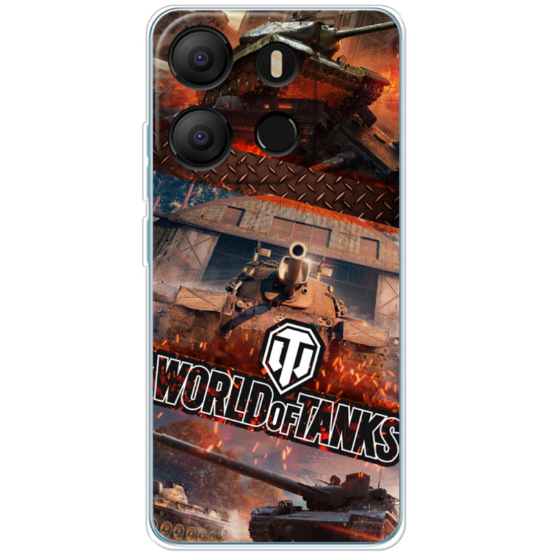 Чехол BoxFace Tecno POP 7 World Of Tanks