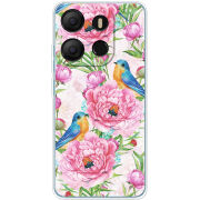 Чехол BoxFace Tecno POP 7 Birds and Flowers