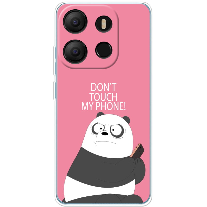 Чехол BoxFace Tecno POP 7 Dont Touch My Phone Panda