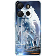 Чехол BoxFace Tecno POP 7 White Horse