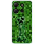 Чехол BoxFace Tecno POP 7 Minecraft Creeper