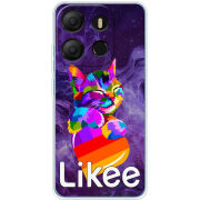 Чехол BoxFace Tecno POP 7 Likee Cat