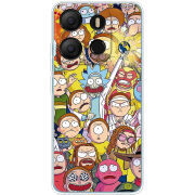 Чехол BoxFace Tecno POP 7 Rick and Morty