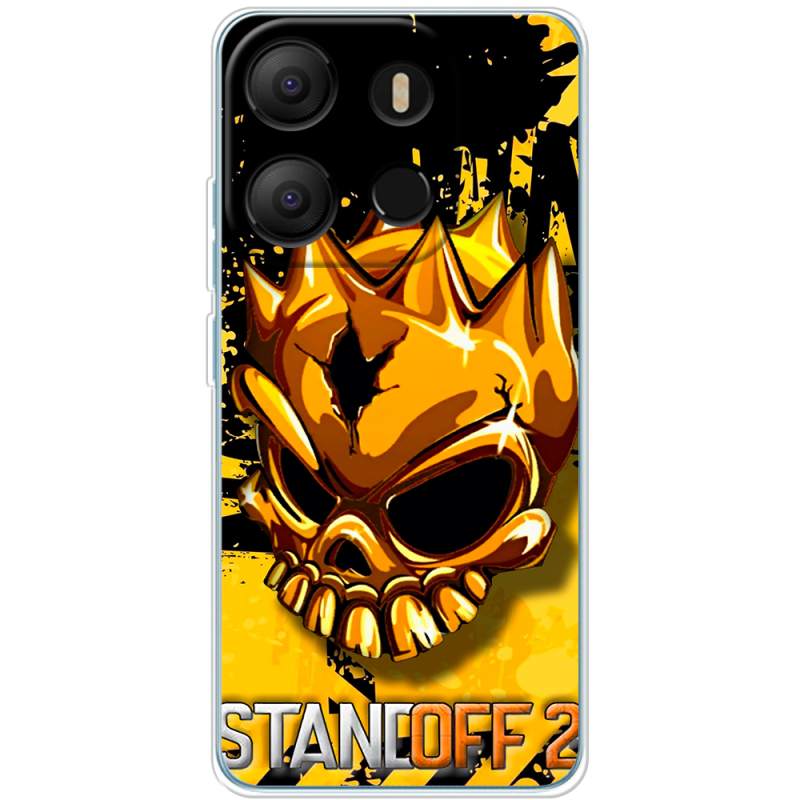 Чехол BoxFace Tecno POP 7 StandOff 2 gold