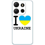 Чехол BoxFace Tecno POP 7 I love Ukraine