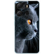 Чехол BoxFace Tecno POP 7 English cat