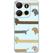 Чехол BoxFace Tecno POP 7 Dachshund