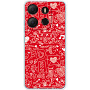 Чехол BoxFace Tecno POP 7 Happy Valentines