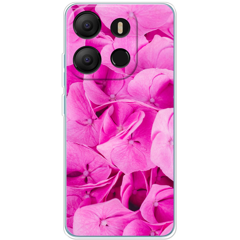 Чехол BoxFace Tecno POP 7 Pink Flowers