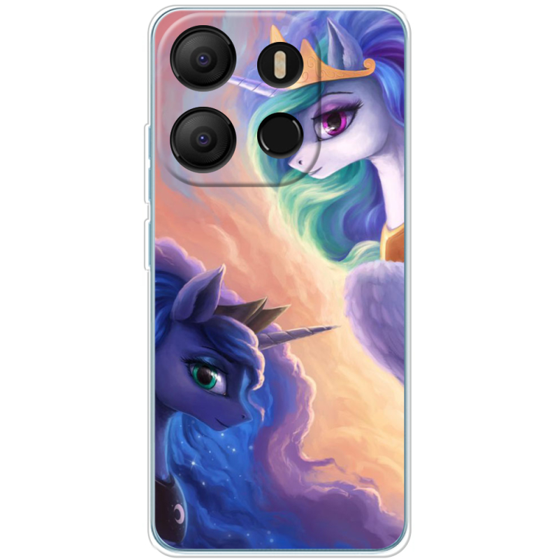 Чехол BoxFace Tecno POP 7 My Little Pony Rarity  Princess Luna