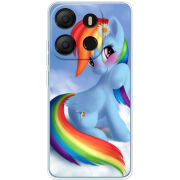 Чехол BoxFace Tecno POP 7 My Little Pony Rainbow Dash