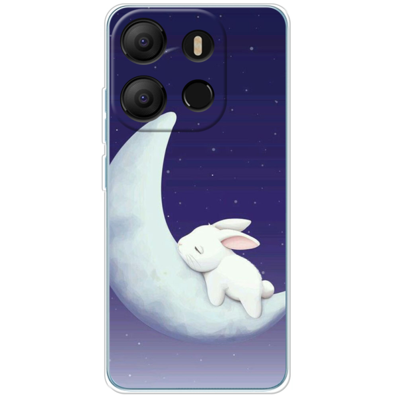 Чехол BoxFace Tecno POP 7 Moon Bunny