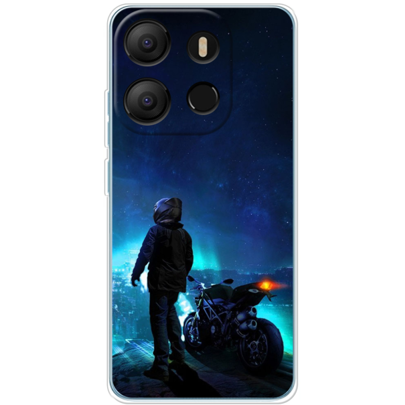 Чехол BoxFace Tecno POP 7 Motorcyclist