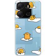 Прозрачный чехол BoxFace Tecno POP 7 Gudetama