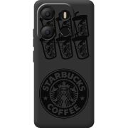 Черный чехол BoxFace Tecno POP 7 Black Coffee