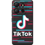 Черный чехол BoxFace Tecno POP 7 Tik Tok