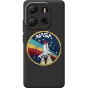 Черный чехол BoxFace Tecno POP 7 NASA