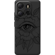 Черный чехол BoxFace Tecno POP 7 Eye