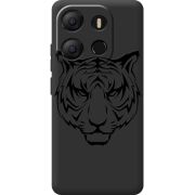 Черный чехол BoxFace Tecno POP 7 Tiger