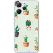 Чехол BoxFace Xiaomi Redmi 12 L-green Cacti