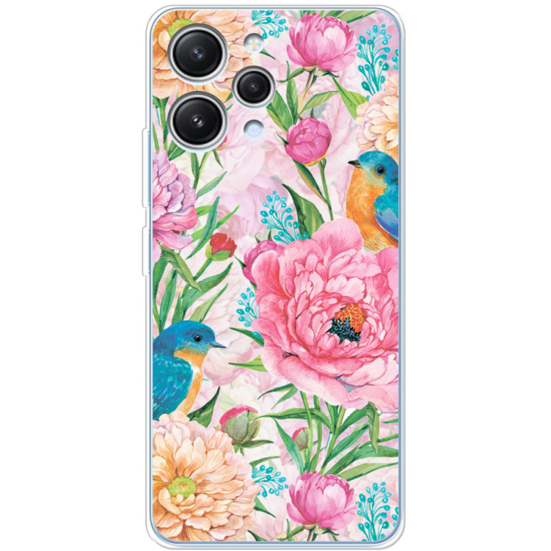 Чехол BoxFace Xiaomi Redmi 12 Birds in Flowers