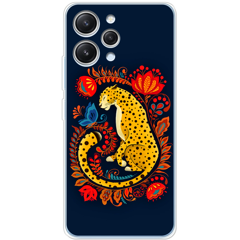 Чехол BoxFace Xiaomi Redmi 12 Petrykivka Leopard