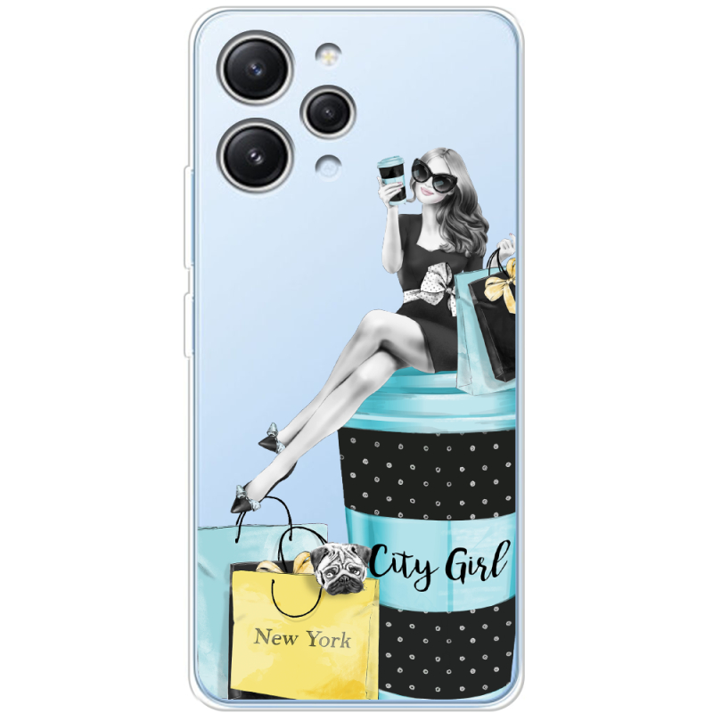 Прозрачный чехол BoxFace Xiaomi Redmi 12 City Girl