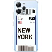 Прозрачный чехол BoxFace Xiaomi Redmi 12 Ticket New York