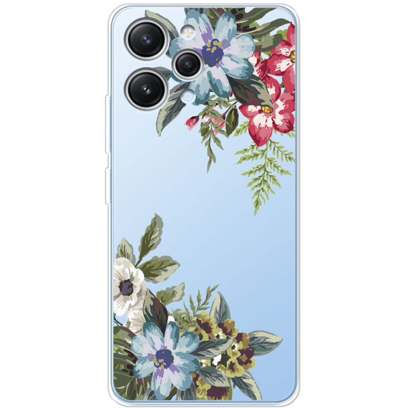 Прозрачный чехол BoxFace Xiaomi Redmi 12 Floral