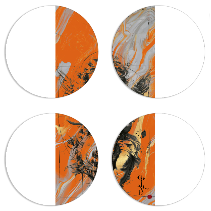 Магнитные фотопазлы круги d55 набор 4 штуки 