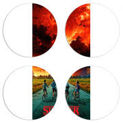 Магнитные фотопазлы круги d55 набор 4 штуки 