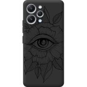 Черный чехол BoxFace Xiaomi Redmi 12 Eye