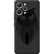 Черный чехол BoxFace Xiaomi Redmi 12 Owl