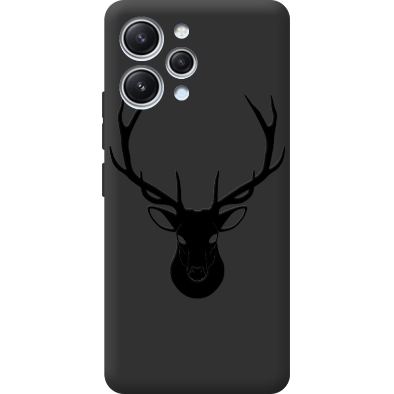 Черный чехол BoxFace Xiaomi Redmi 12 Deer