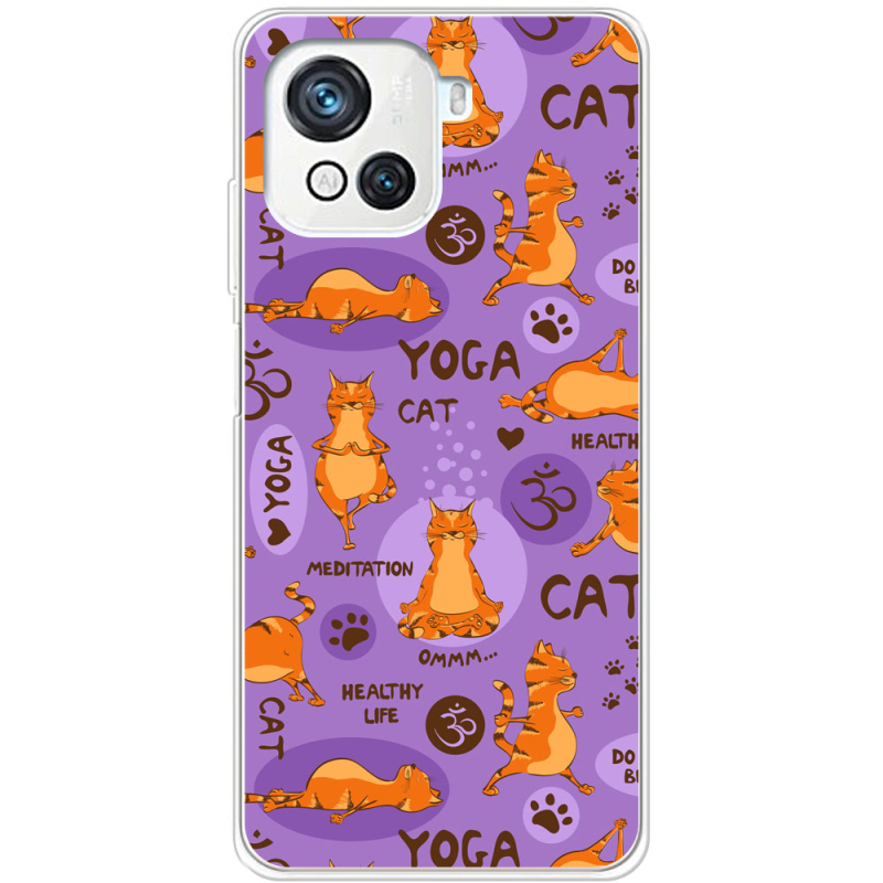 Чехол BoxFace Blackview Oscal C80 Yoga Cat