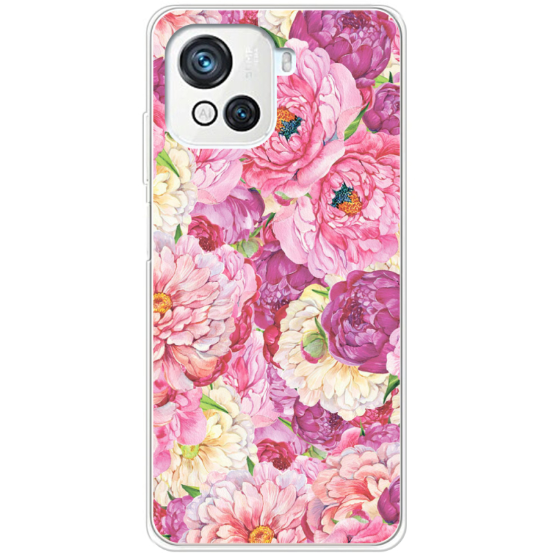 Чехол BoxFace Blackview Oscal C80 Pink Peonies
