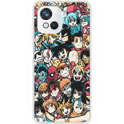 Чехол BoxFace Blackview Oscal C80 Anime Stickers