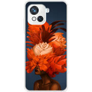 Чехол BoxFace Blackview Oscal C80 Exquisite Orange Flowers