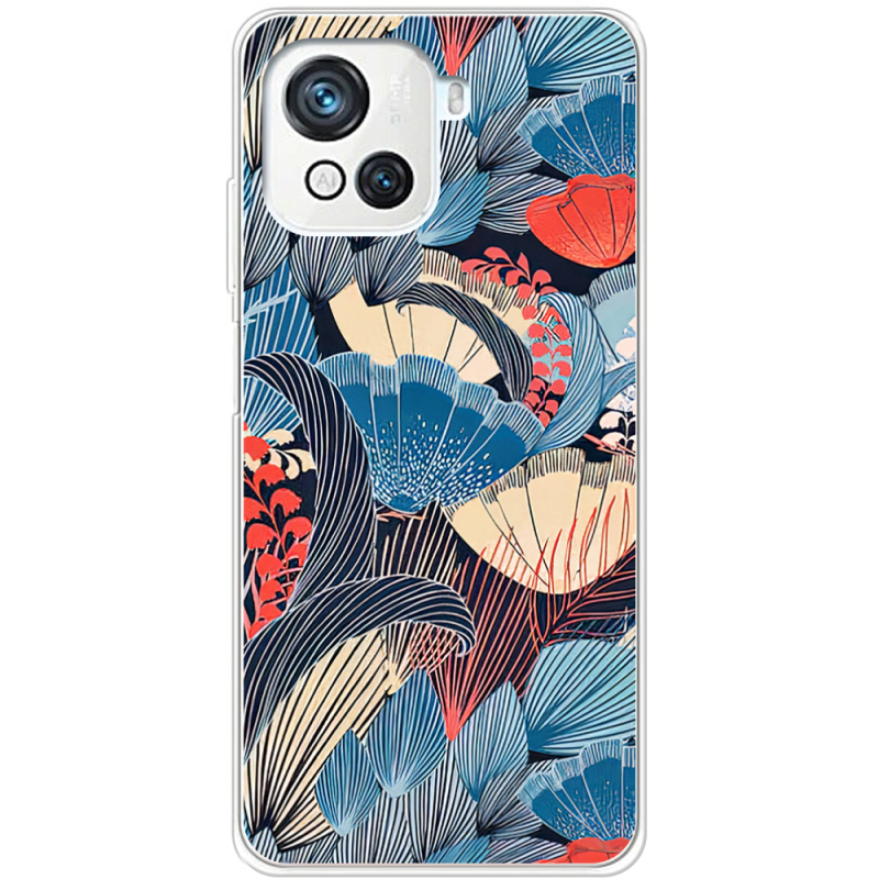 Чехол BoxFace Blackview Oscal C80 Blue Herb