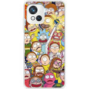 Чехол BoxFace Blackview Oscal C80 Rick and Morty