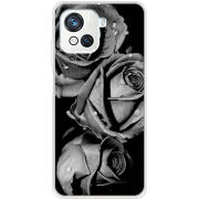 Чехол BoxFace Blackview Oscal C80 Black and White Roses