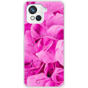 Чехол BoxFace Blackview Oscal C80 Pink Flowers