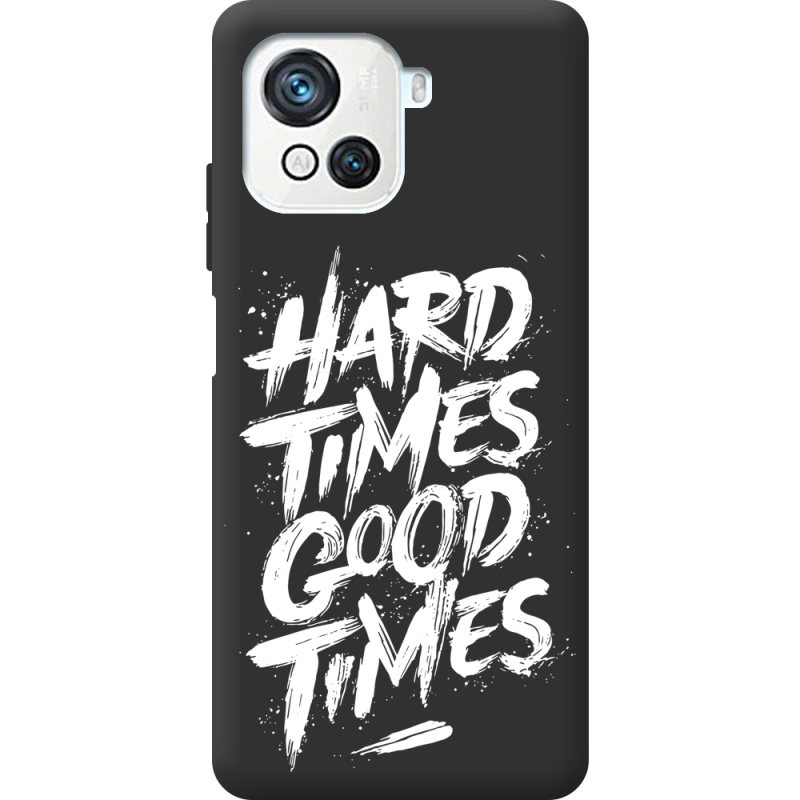 Черный чехол BoxFace Blackview Oscal C80 Hard Times Good Times