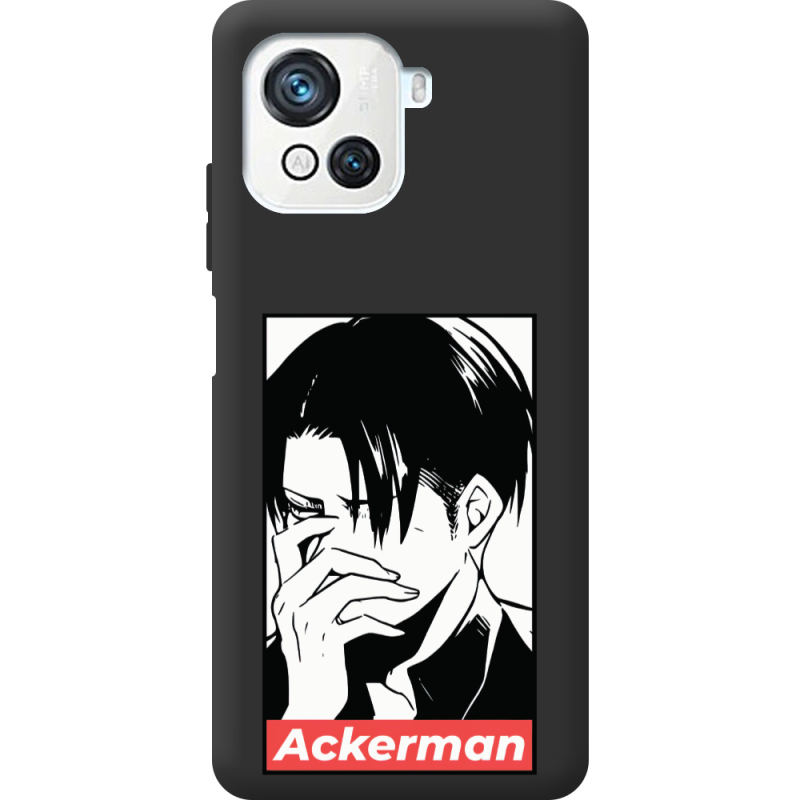 Черный чехол BoxFace Blackview Oscal C80 Attack On Titan - Ackerman