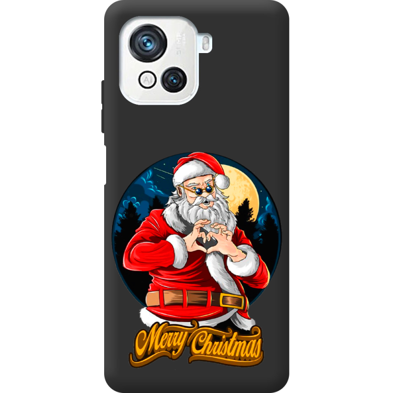 Черный чехол BoxFace Blackview Oscal C80 Cool Santa